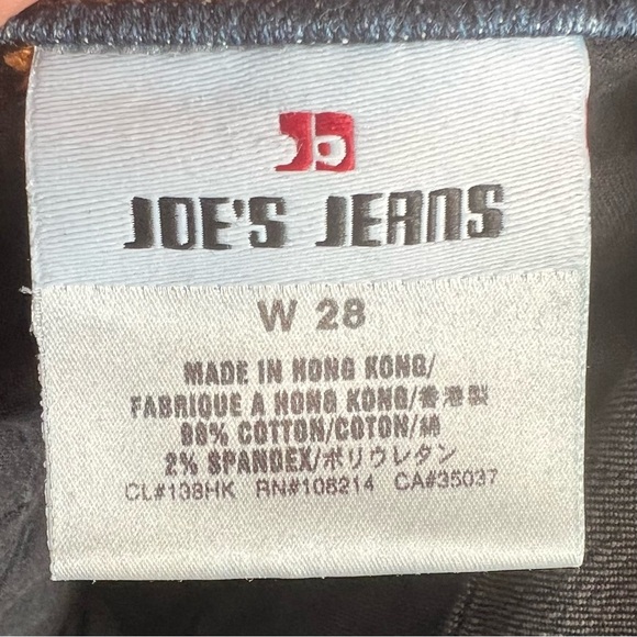 VTG Y2K Joe’s Jeans SZ 28 Faded Western Boho Mid Rise Retro Hipster - Picture 10 of 11